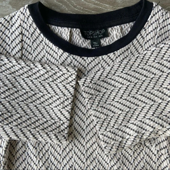 Topshop  Textured Geo Bodycon Dress - Picture 8 of 16